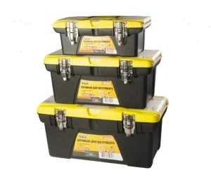 Ящики для інструменту MASTER TOOL комплект 3шт. 13"+16"+19", знімні органайзери (79-2004)