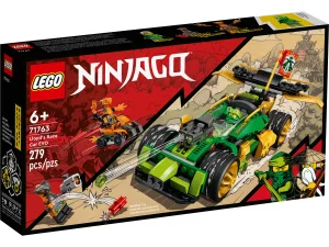 Фото конструктор lego ninjago гоночный автомобиль эво ллойда 279 деталей (71763)