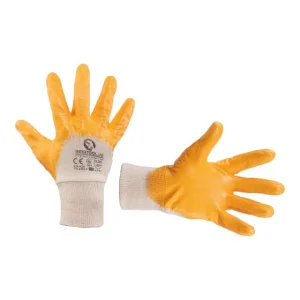 Рукавички захисні Intertool 9" з нітриловим покриттям (SP-0109W)