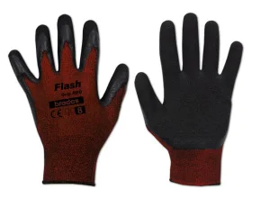 Рукавички захисні Bradas Flash Grip Red латекс розмір 8 (RWFGRD8)