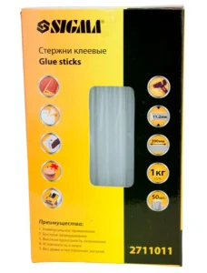 Стрижні клейові Sigma 11,2х200мм 50шт прозорі (2711011)