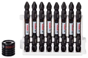 Набір біт ударних двосторонніх Bosch Impact Control 65мм PH2/PZ2 8шт (2608522334)
