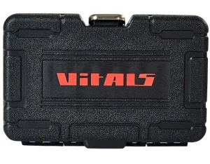 Набір головок торцевих з тріскачкою Vitals 1/4“ 46 предметів (186167)