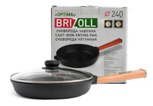 Пательня чавунна Brizoll Optima 24см (O2440-PC)