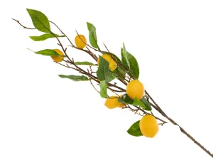 Гілка лимон Lefard 90см з пластику (820-091)