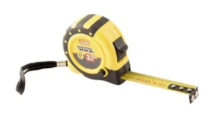 Рулетка з магнітами MASTER TOOL 8мx25мм, нейлонове покриття (64-8025)