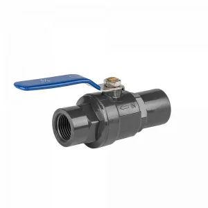 Кран кульовий рівнопрохідний Bradas 1 1/2" для труб ПВХ PN10 (DSRA10V1SF112F112SS)