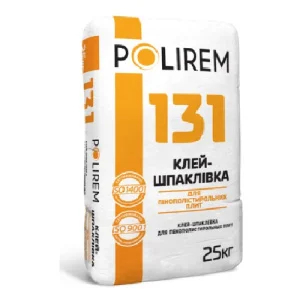 Клей для приклеювання і армування плит із пінополістиролу Polirem 131 25кг