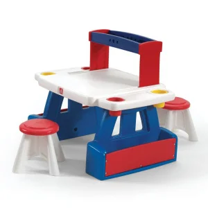 Дитячий Стіл з 2 стільцями для творчості Step 2 CREATIVE PROJECTS 81x99x67/30x31x31 см