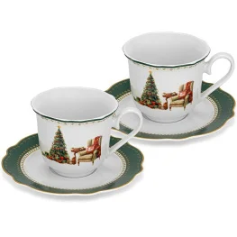 Фото набор кружек fissman christmas eve 250мл (13760)