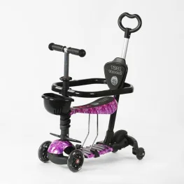 Самокат трехколесный Best Scooter 5в1 с дополнительными колесами (LS-44188)