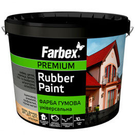 Краска резиновая Farbex графитовая 6кг