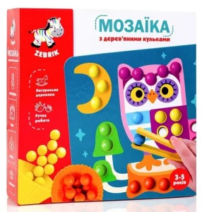 Настільна гра Vladi Toys Дерев’яна мозаїка Доповни картинку (ZB 2002-08)