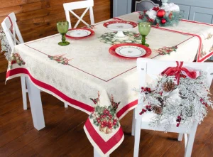 Фото скатерть lefard home textile corona natale 140x260см (716-154)
