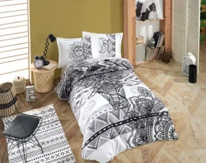 Комплект постільної білизни HOBBY Poplin Mandala 160x220см півтораспальний (56920_1,5)