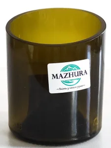 Ваза Mazhura скляна зі скосом 9см, d,7,5см (mz708352)