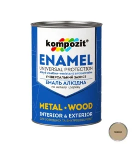 Эмаль алкидная Kompozit бежевая 0,25кг