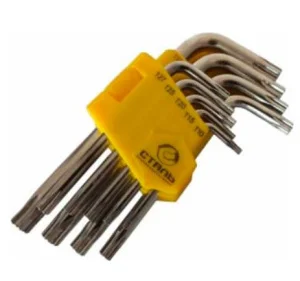 Набір Г-подібних ключів СТАЛЬ TORX (48104)