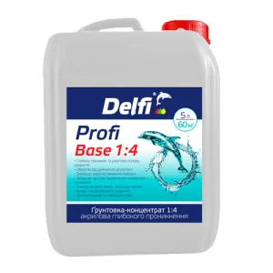 Грунтовка-концентрат акрилова Delfi Profi Base 1:4 5л