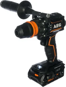 Шуруповерт-дриль ударний акумуляторний AEG BSB18CBLLELI-252X