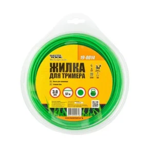 Леска для триммера MasterTool круг 3,00ммх57м (19-0014)
