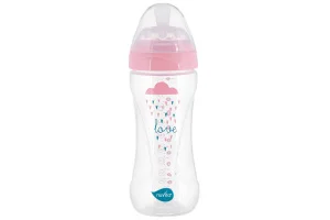 Пляшка для годування антиколікова Nuvita NV6051 Mimic Collection 4м+ 330мл (NV6051ROSA)