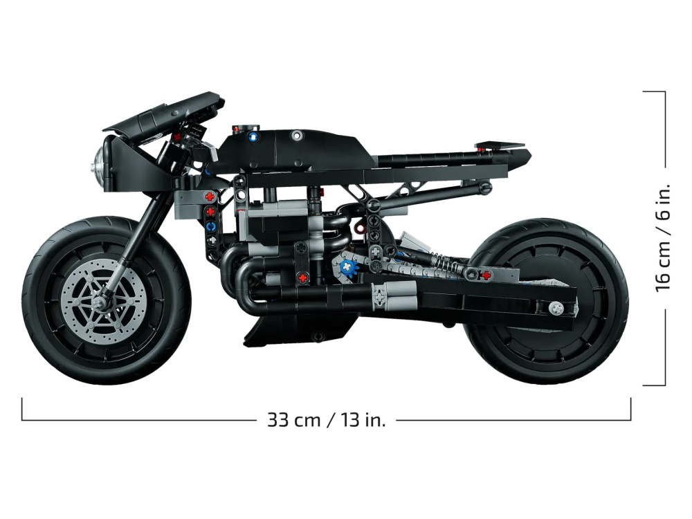 Конструктор Lego Technic DC Batman Бетцикл 641 деталь (42155)