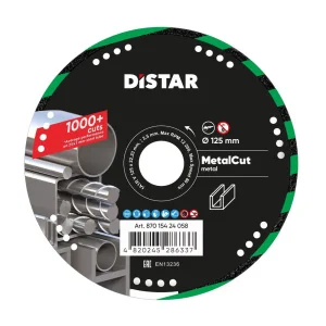 Диск алмазний DiStar MetalCUT 1A1R 125x1,5x2,5x22,23мм (87015424058)