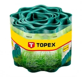 Лента бордюрная TOPEX 10смx9м (15A500)