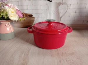 Каструля O.M.S. 20x9,5см 2,3л з кришкою (OMS 3165-20-2,3л-Red)