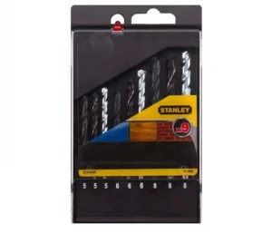 Набір сверел по металу STANLEY HSS-R 9шт (STA56005)