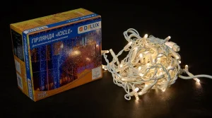 Гірлянда зовнішня Delux Icicle 75LED 2x0,7м 18 flash IP44 теплий білий (90020893)