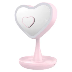 Дзеркало UFT Mirroir Heart Pink Серце з підсвічуванням (UFTMHPink)