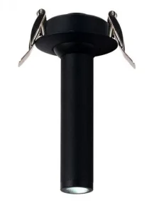 Точковий врізний світильник KLOODI LED KD-TUB100 5W 3К BK IP20