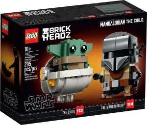 Фото конструктор lego star wars мандалорец и дитя 295 деталей (75317)