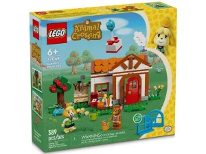Фото конструктор lego animal crossing визит в гости к isabelle 389 деталей (77049)