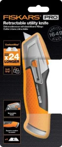 Ніж Fiskars з висувним трапецієподібним лезом CarbonMax (1027223)