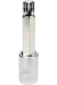 Головка торцева з бітою YATO SPLINE 1/2" M14 100мм (YT-04355)