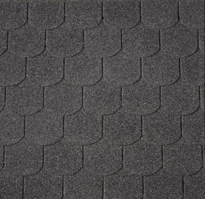 Битумная черепица IKO Superglass Biber Black