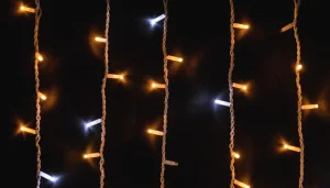 Гірлянда зовнішня Delux Icicle 108LED IP44 EN жовтий 2x1м (90015179)