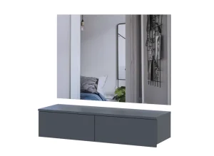 Комплект меблів Doros Левія та дзеркало Графіт 100х32х100 (42005236)