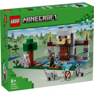 Фото конструктор lego minecraft волк из цитадели 312 деталей (21261)
