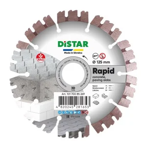 Диск алмазний DiStar Rapid 1A1RSS 125x2x10x22,23мм (10170085269)