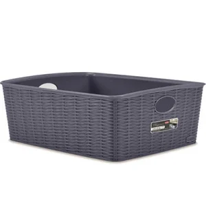 Ємкість для зберігання Stefanplast Elegance синя 36х29х13см (30994)