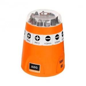 Набір біт з магнітним тримачем AEG MAXI 1/4" 10шт (4932399493)