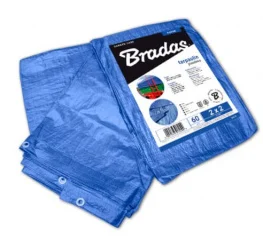 Тент водонепроникний BRADAS BLUE 60гр/м2 5х6м (PL5/6)