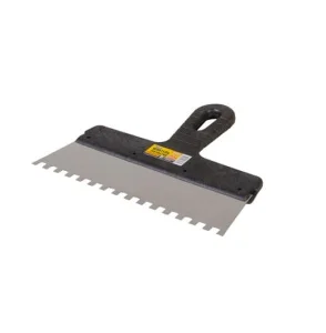 Шпатель зубчастий MASTERTOOL 250х8х8мм (19-6825)