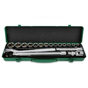 Набір інструменту Toptul 1/2" 18шт (GCAD1821)