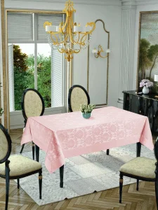 Фото скатерть jackline damascus pink 9940-9 160х220см (tb_14003374)