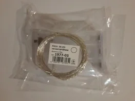 Фото светодиодная гирлянда slipo роса на батарейках 50led, 5м, белый (1977-03)